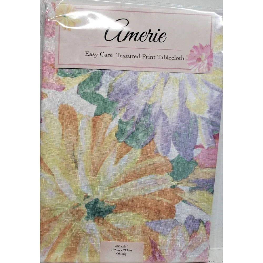 Printed Fabric Tablecloth 60